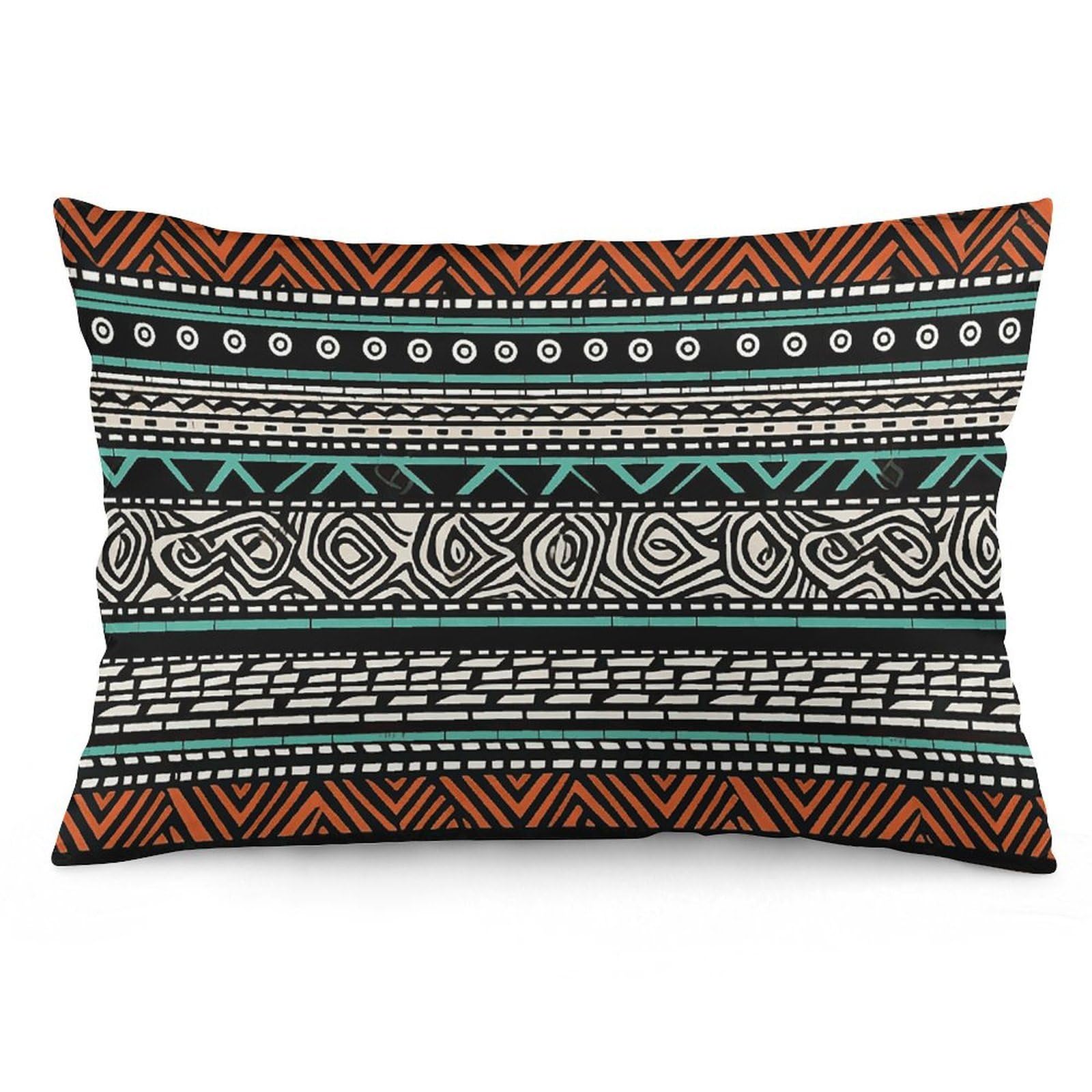 NTVOWPZO 2 Pack Decoration Throw Pillow Covers 12 "x20 Pillowcases Covers Ethnic Turtle Striped Pillowcases Modern Farmhouse Home Decor Sofa Cushions Covers for Couch Bed Living Room