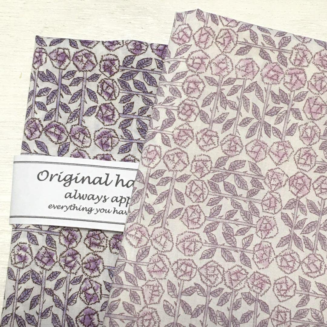 Amazon.co.jp: ＊104＊リバティスリーピングローズ2色ラベンダー系  