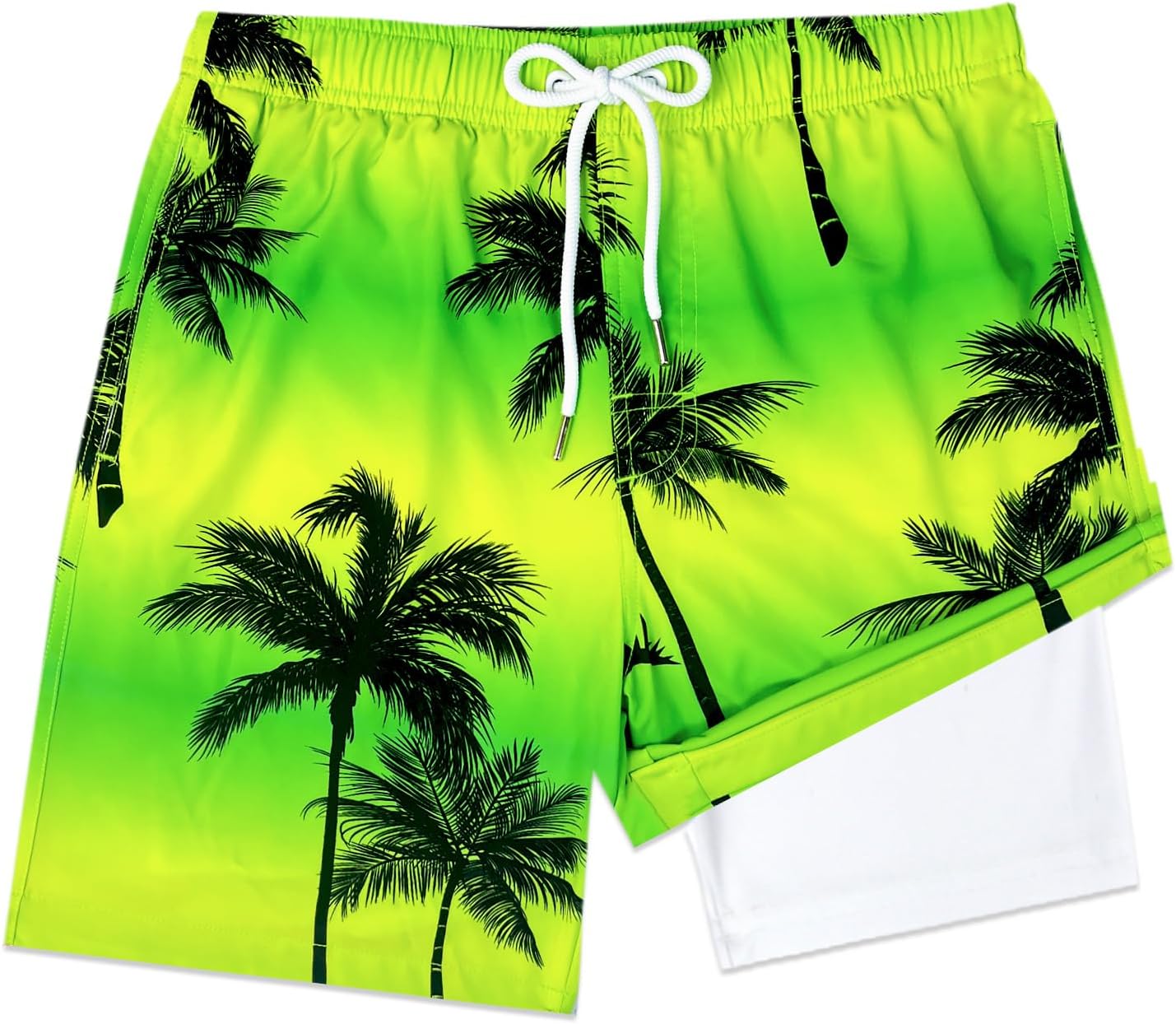 LUCOWEE Boys Swim Bathing Trunks Soft Compression Liner no-Chafing Swimming Shorts Quick Dry Light UPF 50+ Quality Swimsuit - Image 2