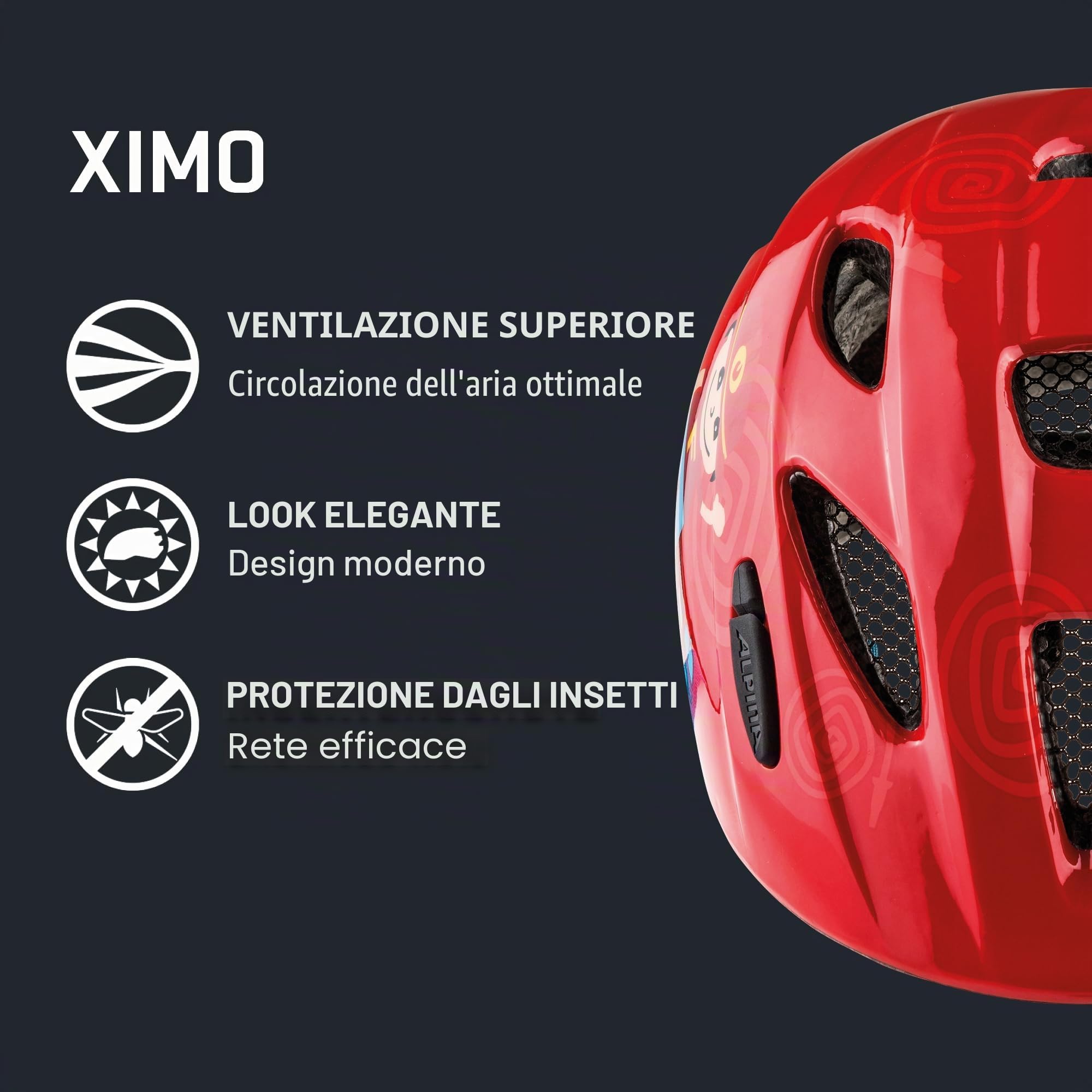 ALPINA Ximo Helmet Kids firefighter 2021 Bike Helmet