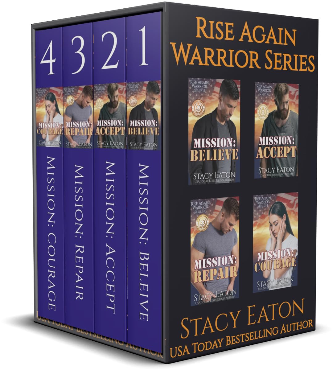 Rise Again Warrior Series Box Set: Includes: Mission Believe, Mission Accept, Mission Repair & Mission Courage