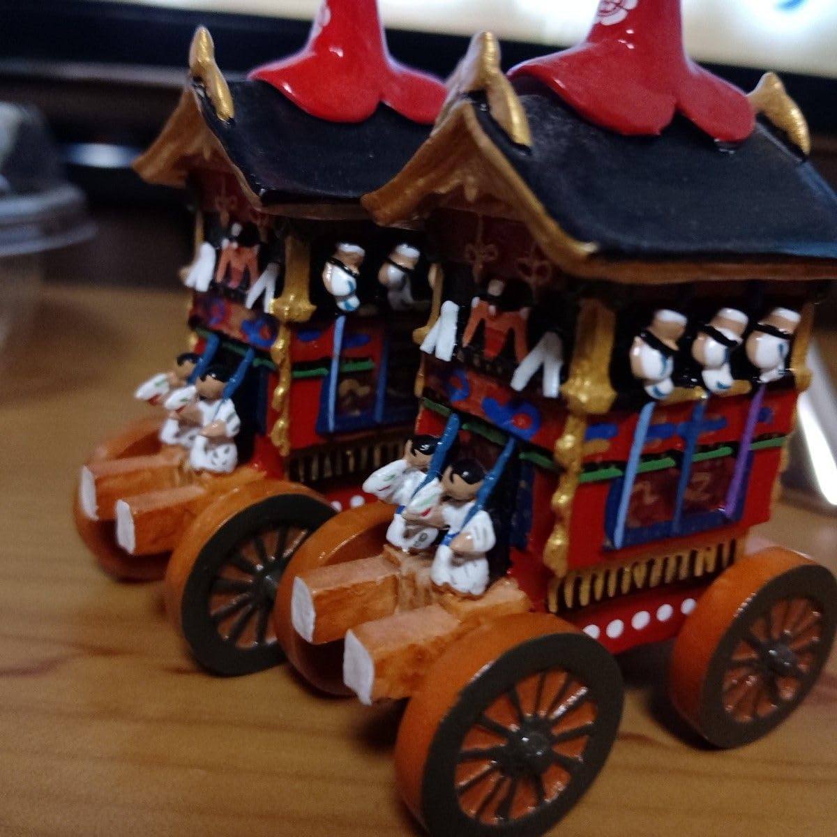京都祇園祭伝統的な山車セット