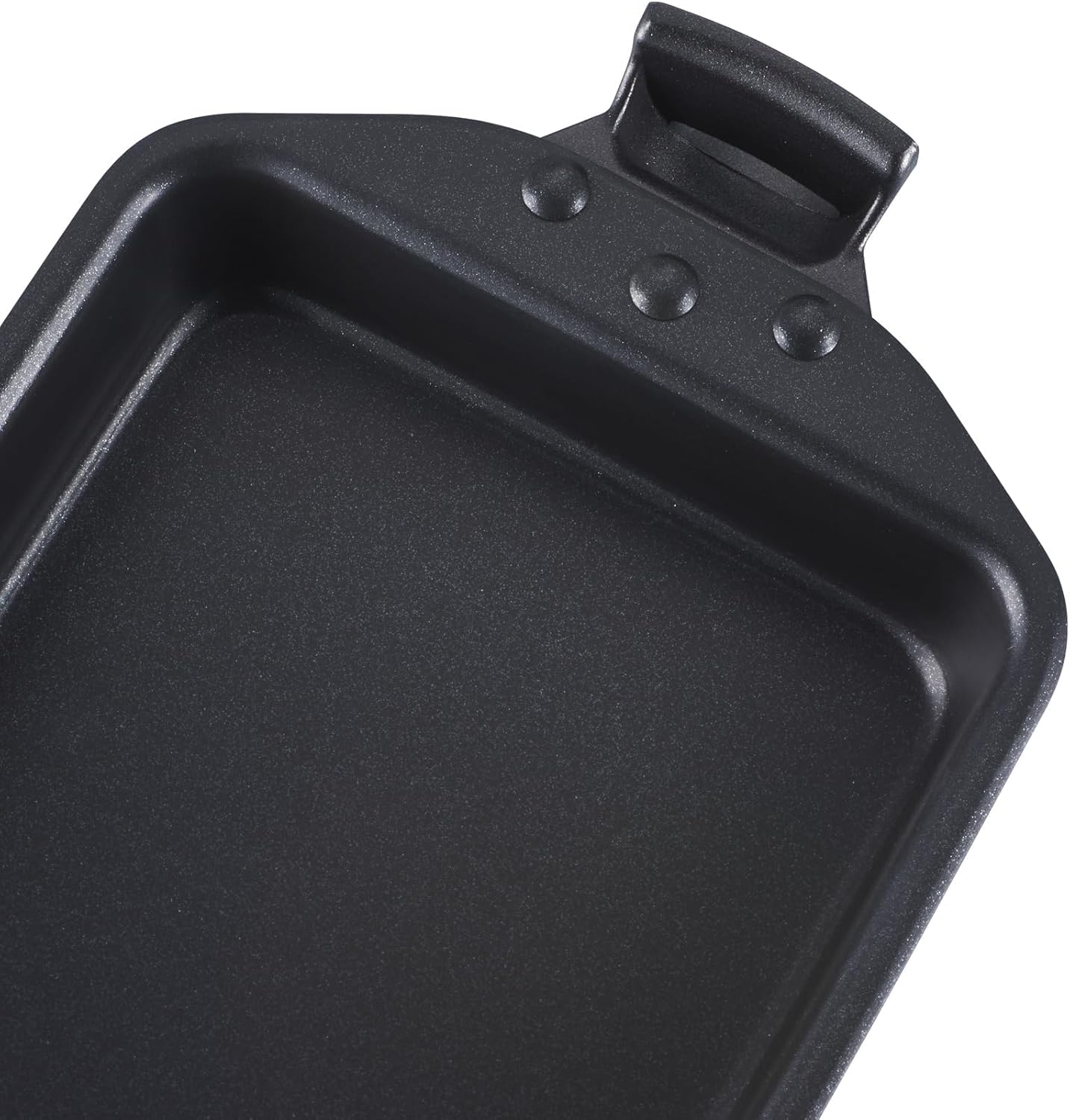 Thermos Durable Series KEA-015 BK Tamagoyaki Frying Pan with Handle 5.9 inches (15 cm), Black, Induction Compatible