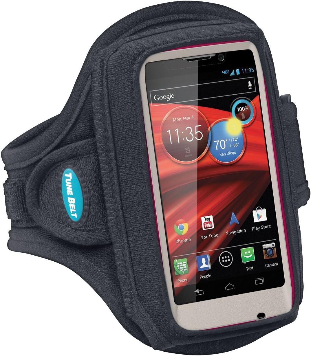 Tune Belt Armband for iPhone SE (1st Generation 2016) with OtterBox / X-Large Cases - for Running & Working Out - Sweat-Resistant