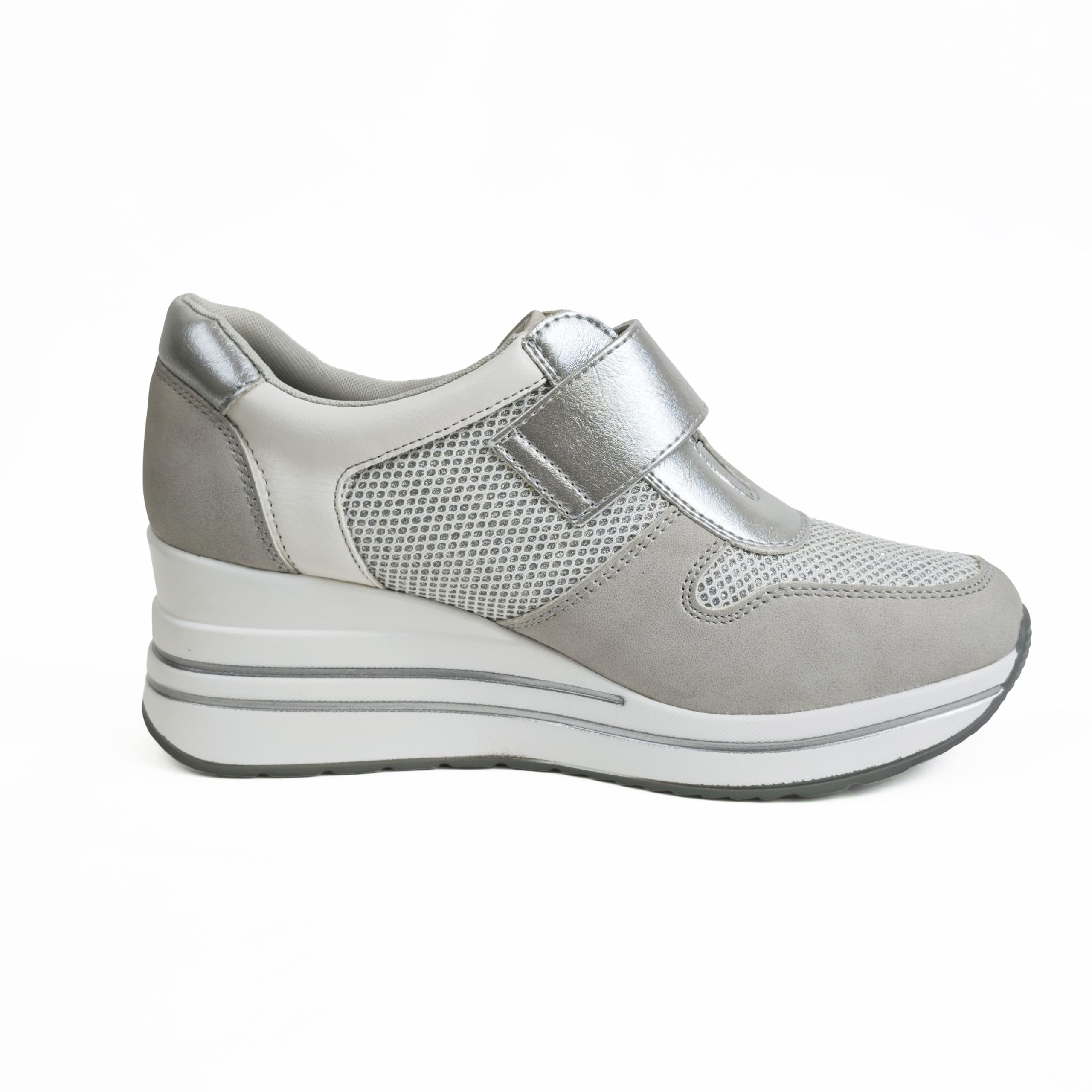 Sneakers Donna con Zeppa Scarpe Comode Eleganti Casual con Strappo Traspiranti Leggere Antiscivolo per Camminare