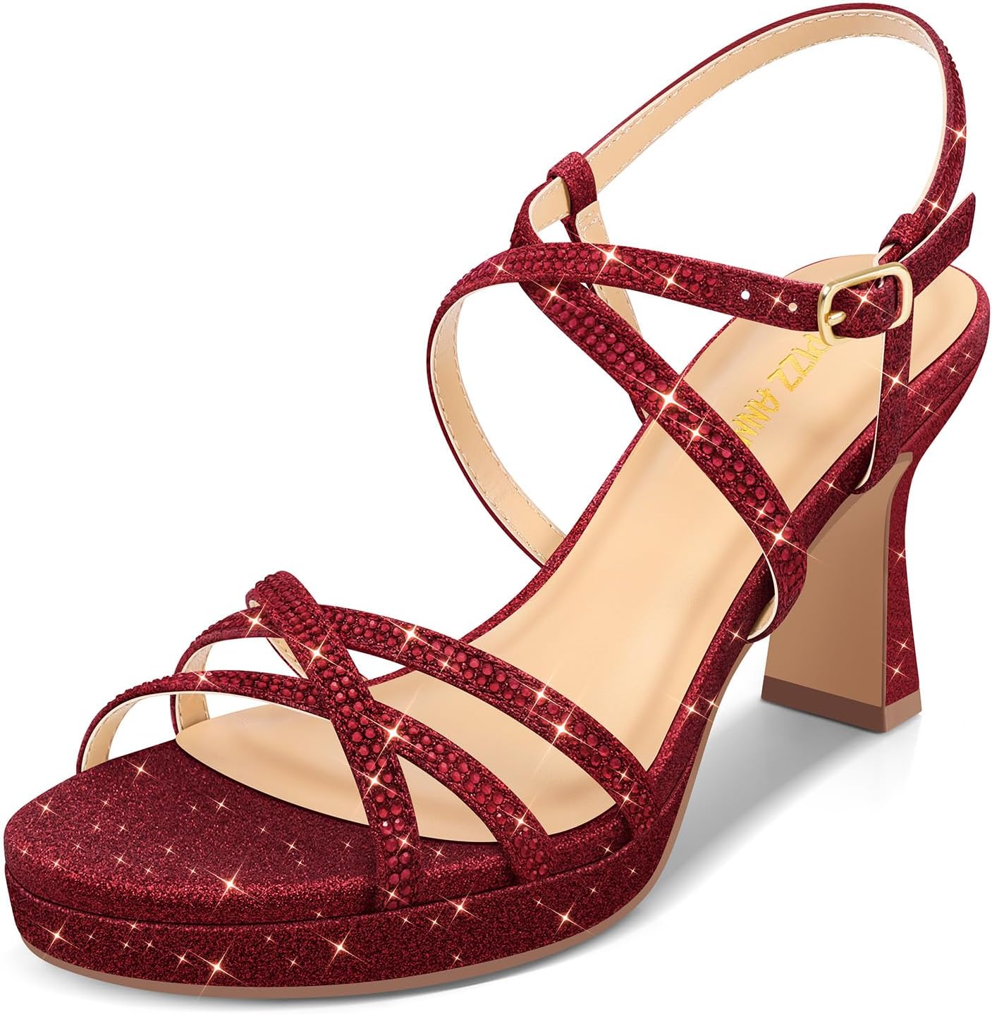 Pizz Annu Womens Heeled Sandal Stellora