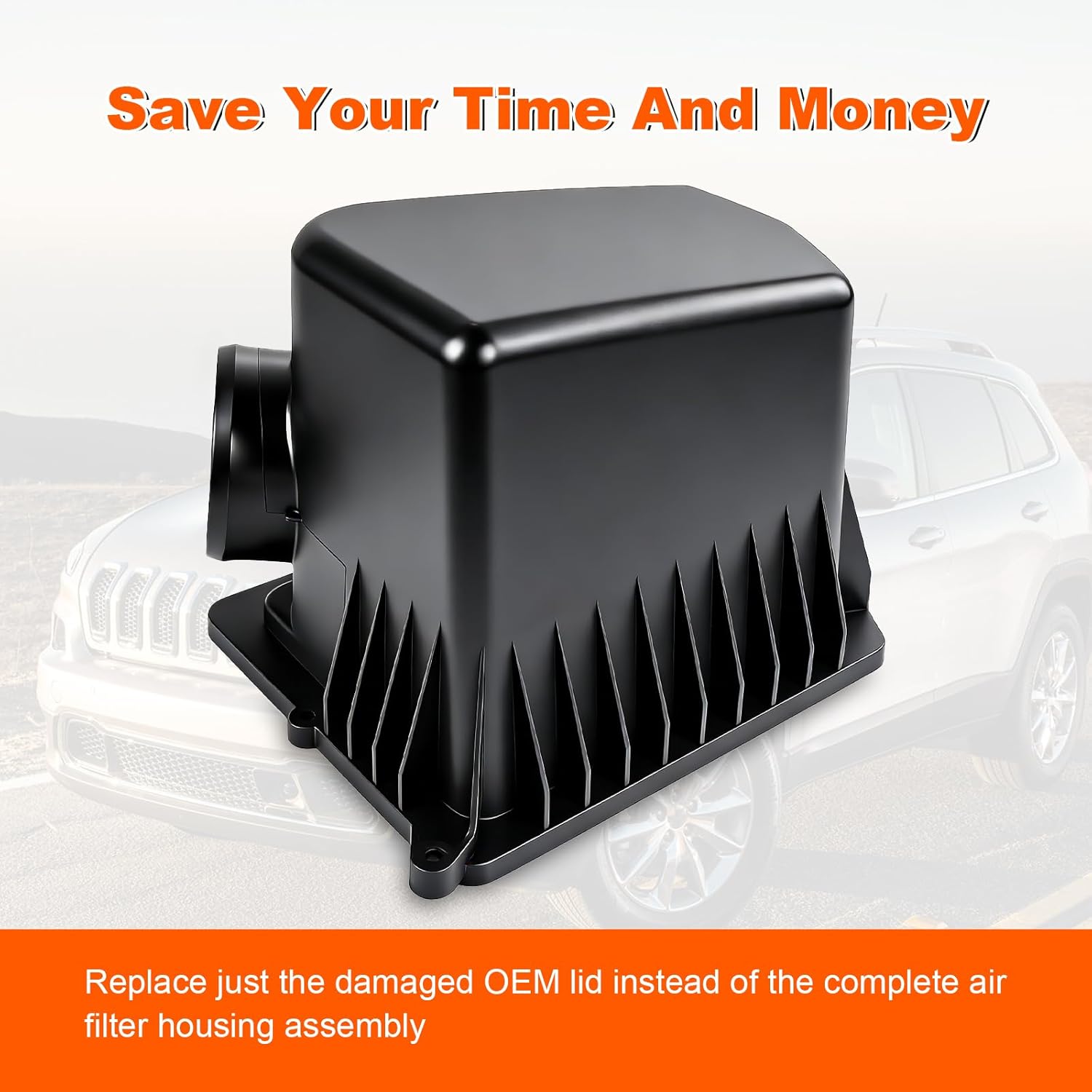 258-536 Air Filter Housing Compatible with 2014 2015 2016 2017 2018 Jeep Cherokee Air Cleaner Lid Replace# 258-536