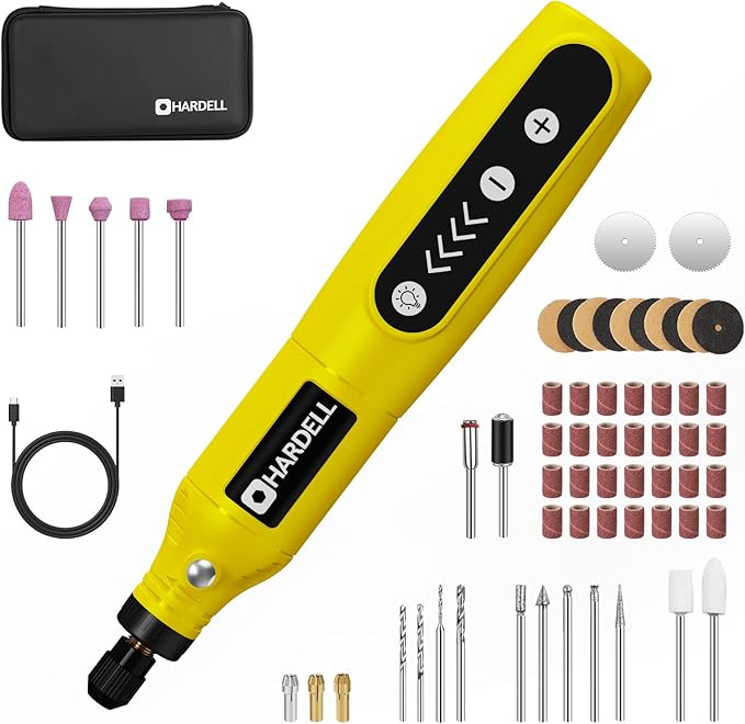HARDELL Mini Cordless Rotary Tool With 282pcs Rotary Tool Accessories
