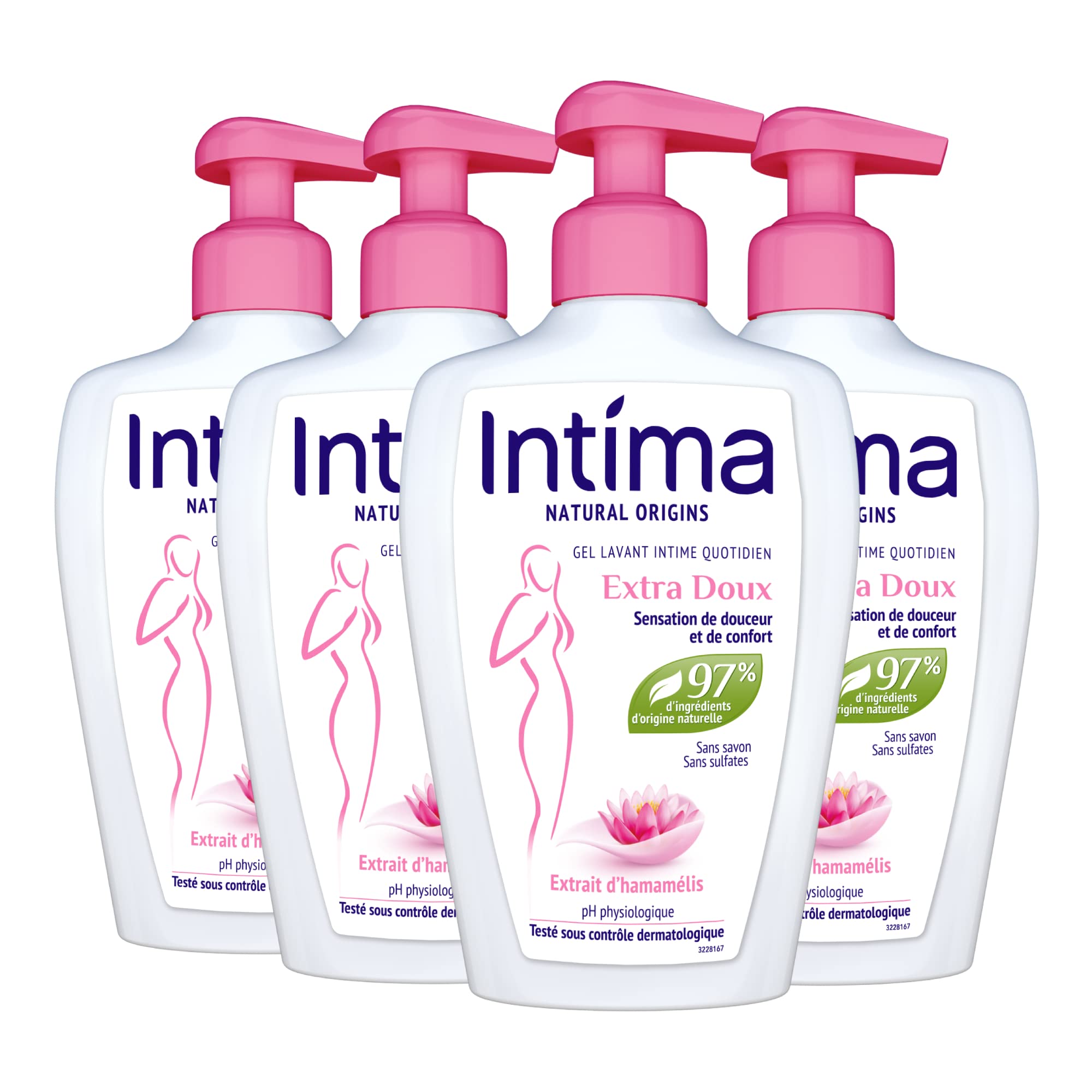 Intima Natural Origins - Gel extra morbido - 4 x 200 ml
