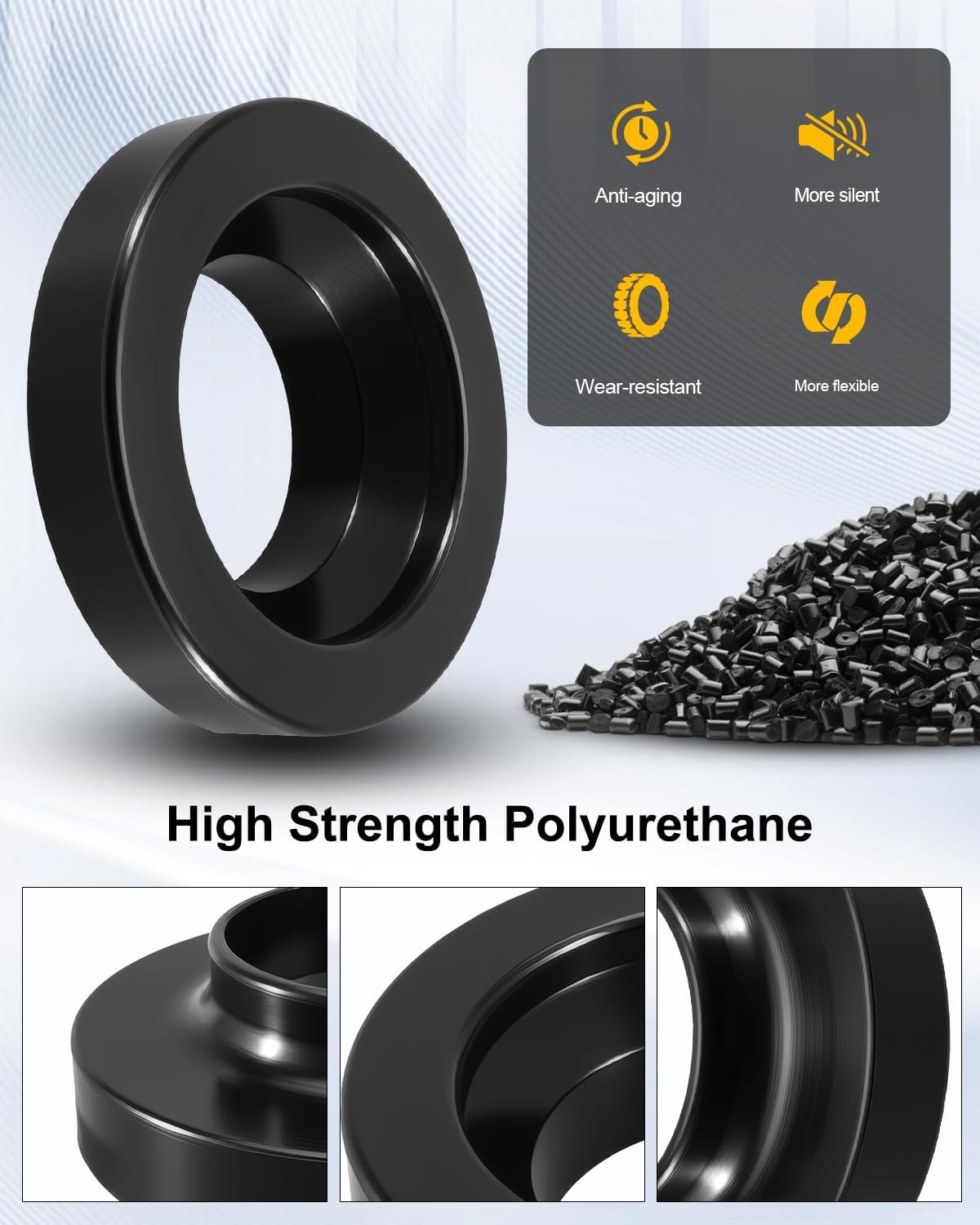 3/4" Coil Spring Spacers Fit for Jeep Wrangler TJ 1997-2006, 0.75" Spring Spacers 3/4-1