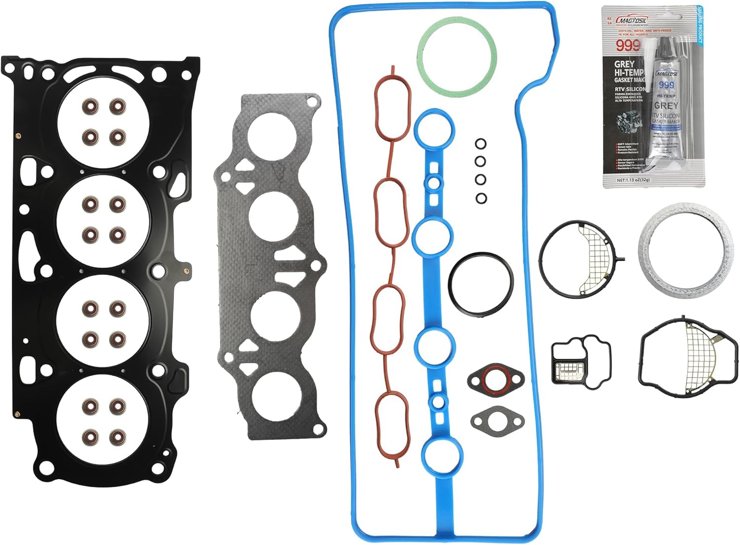 Head Gasket Set Kit,KAC HS 26323 PT Engine Cylinder Head Gasket Kit Fit for 02-11 Camry, 08-15 xB, 05-10 tC, 01-07 Highlander 2.4L, 04-08 R-A-V-4, 02-08 Solara 2.4L, 09-13 Matrix, 10-12 HS250h