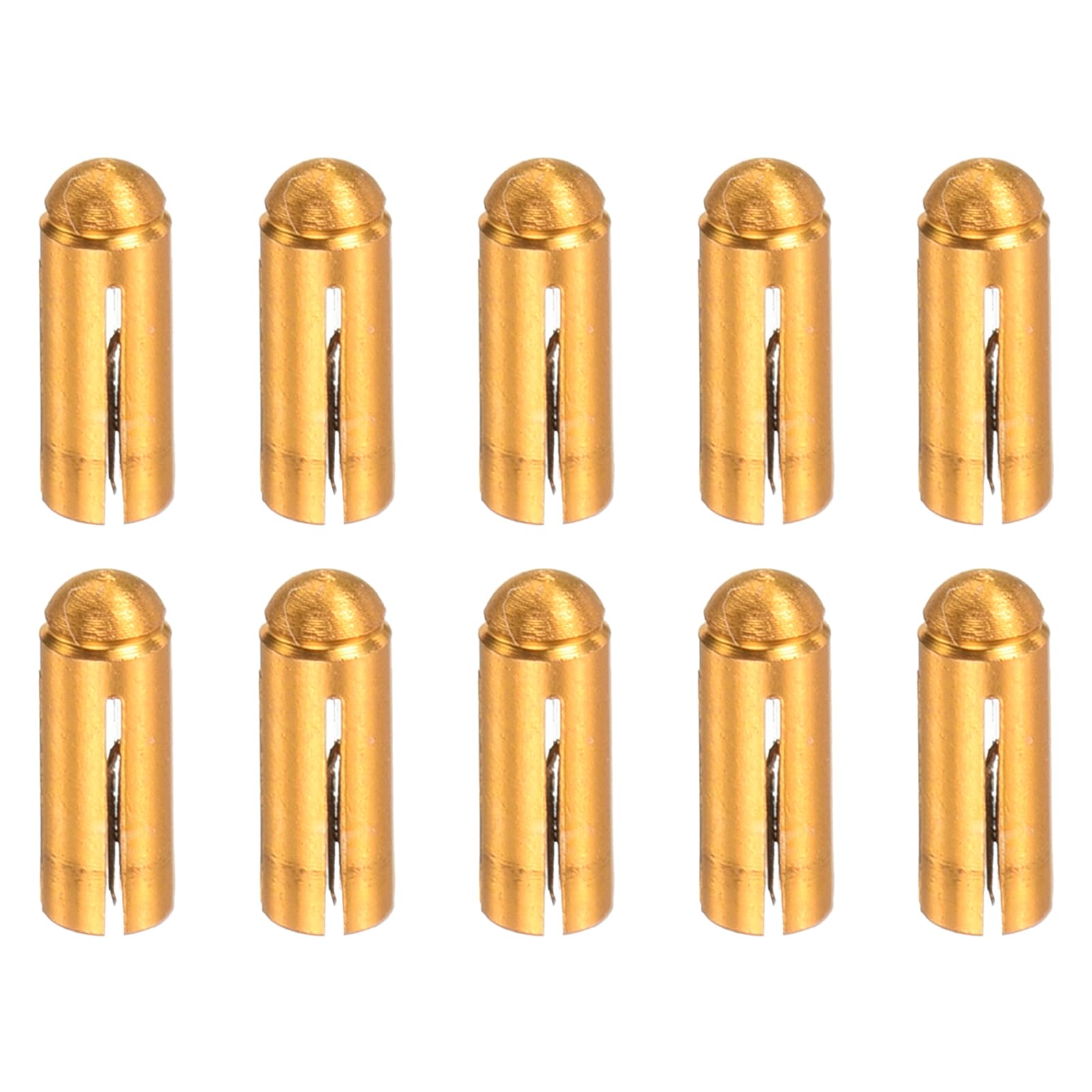 YOKIVE 9 Pcs Dart Flight Protectors, Indoor Outdoor Aluminum Alloy Dart Accessory Wing Savers | Home, Club, Steel and Plastic Flights (Gold Tone)