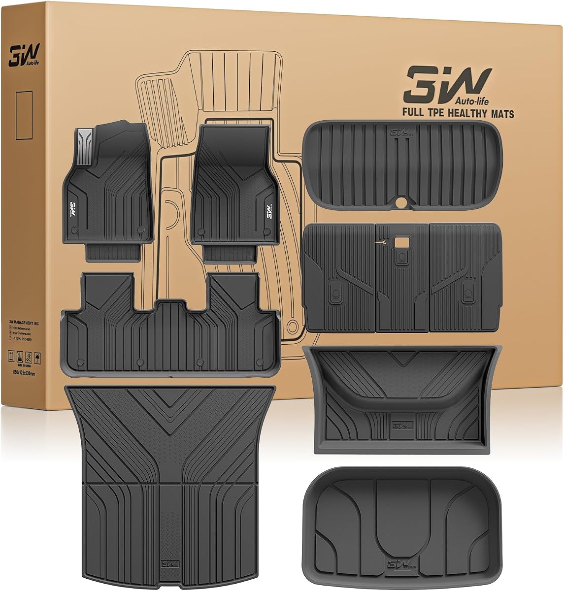 3W Tesla Model Y Juniper Mats