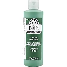 FolkArt Acrylic Craft Paint, Matte Finish, Old Ivy, 8 fl oz