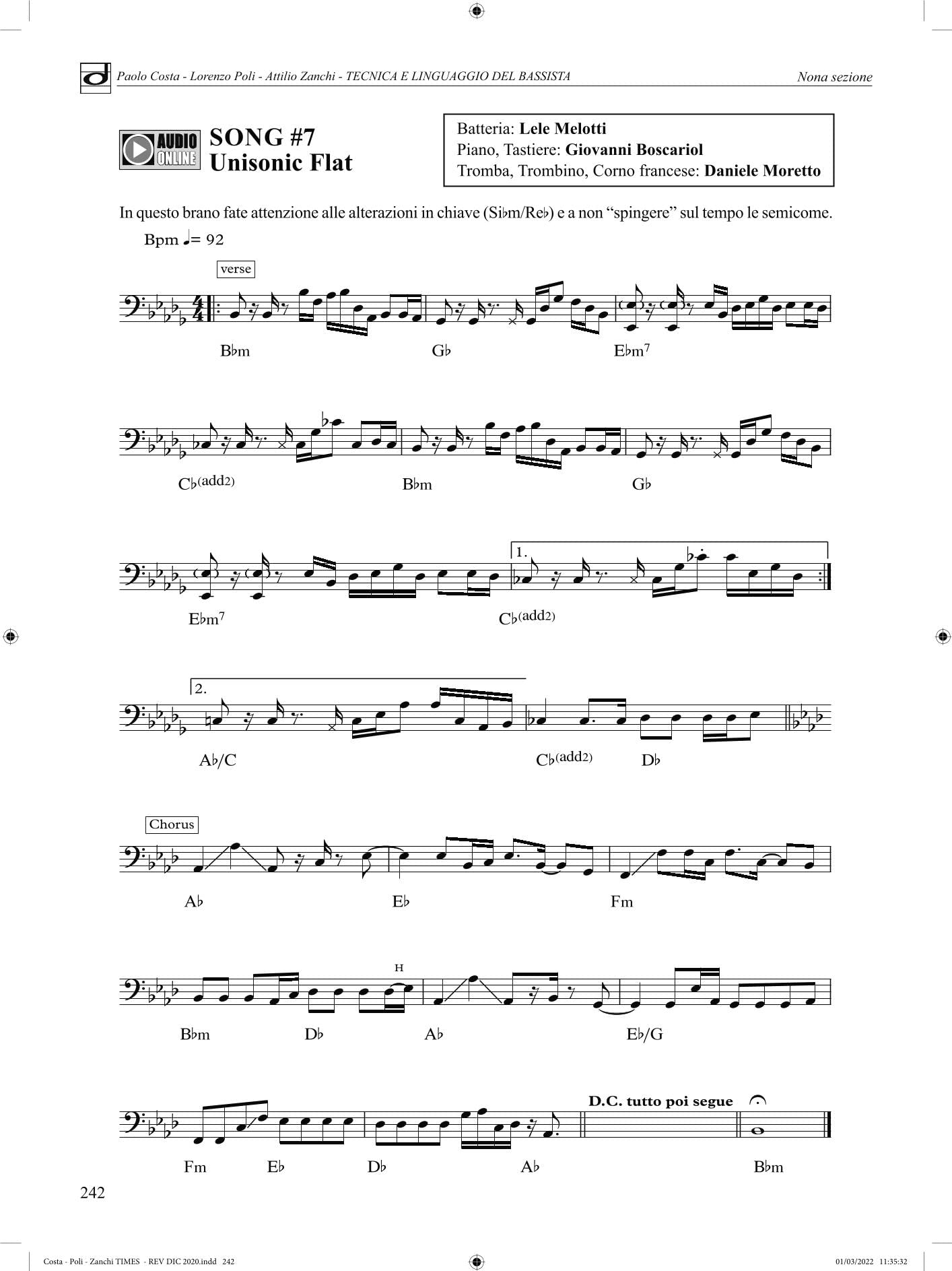 Tecnica e linguaggio del bassista. Corso teorico pratico a indirizzo pop rock. Con File audio per il download