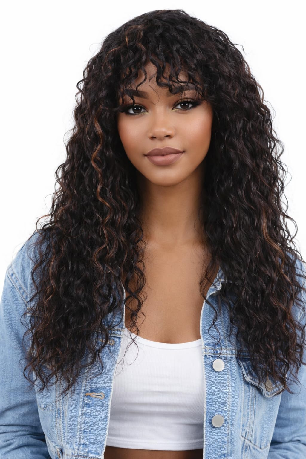 Amazon.com : ManeMajesty 22 Inch Wet and Wavy Human Hair Wig  display picture 3