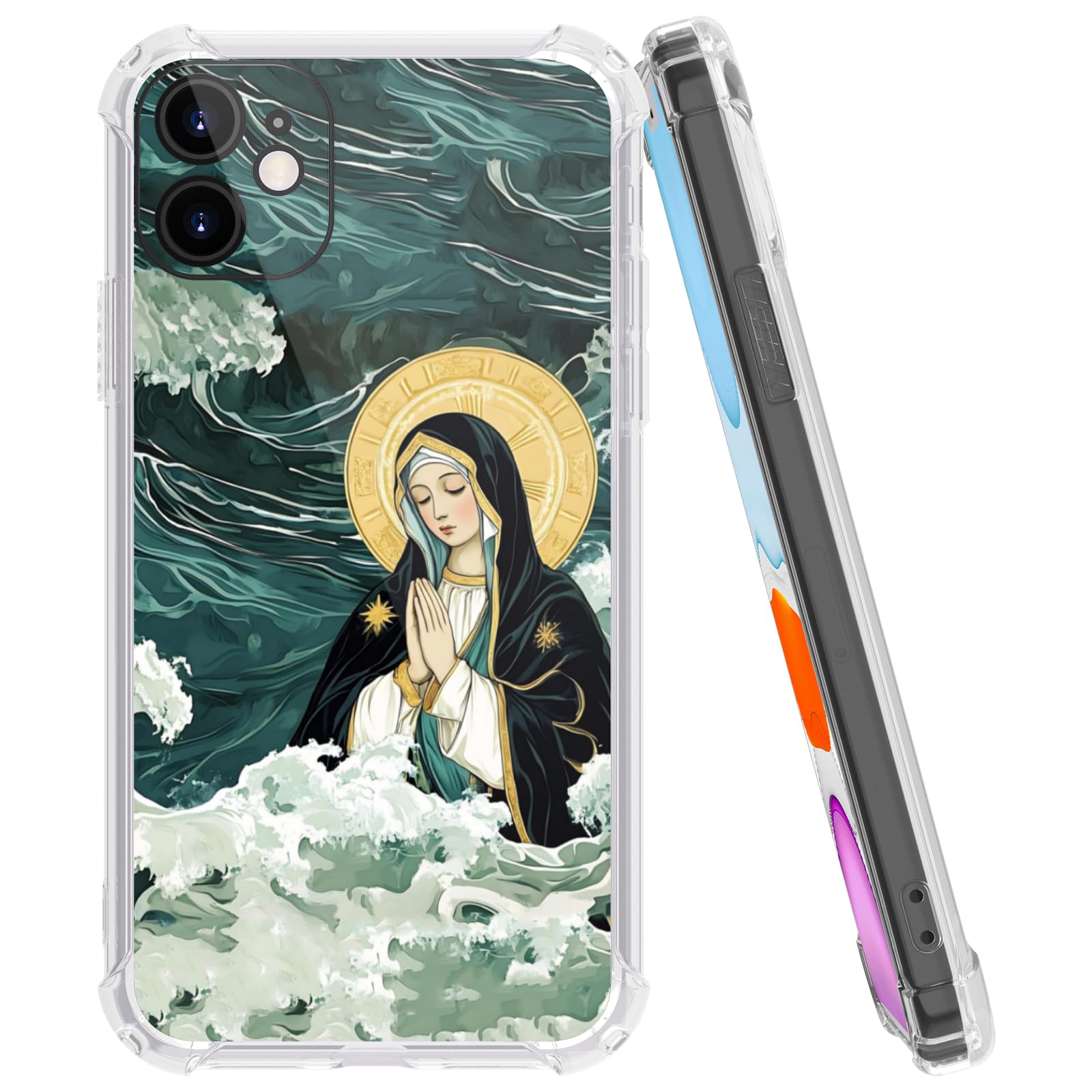 blue phone cases Wildflower Polka Dot iPhone case