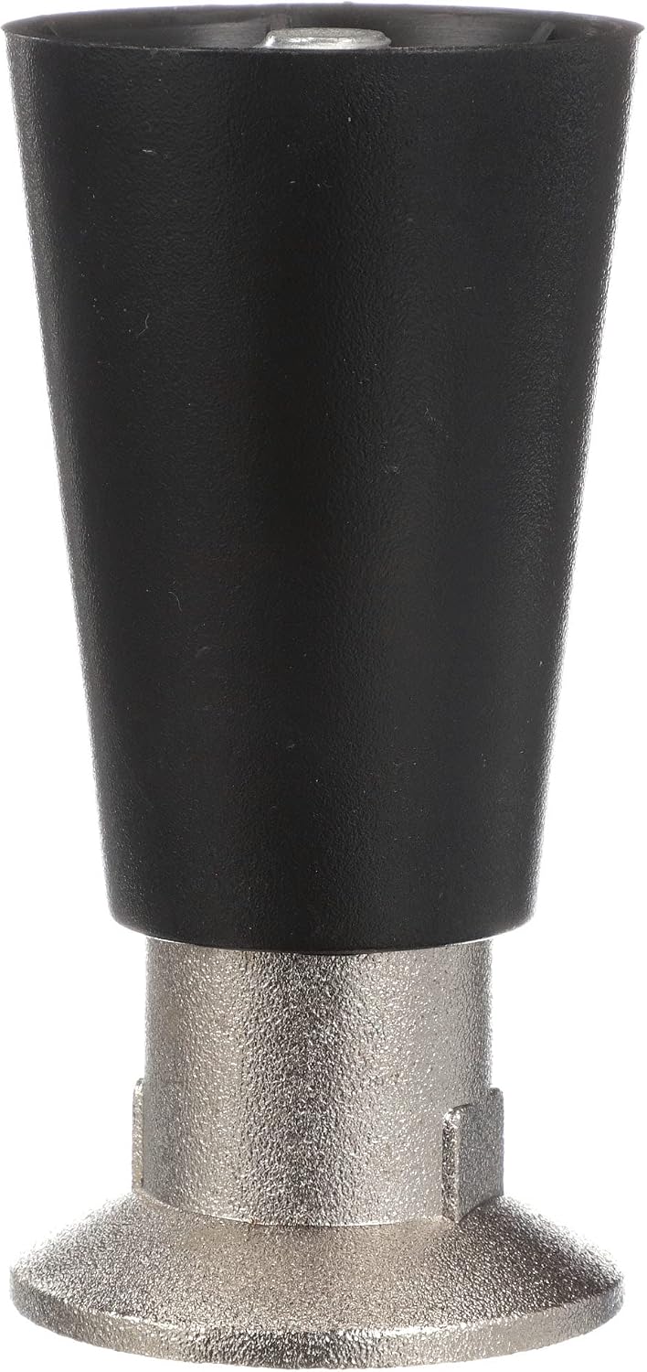 Component Hardware 4" H Black Thermoplastic Appliance Leg for Large Countertop Appliances