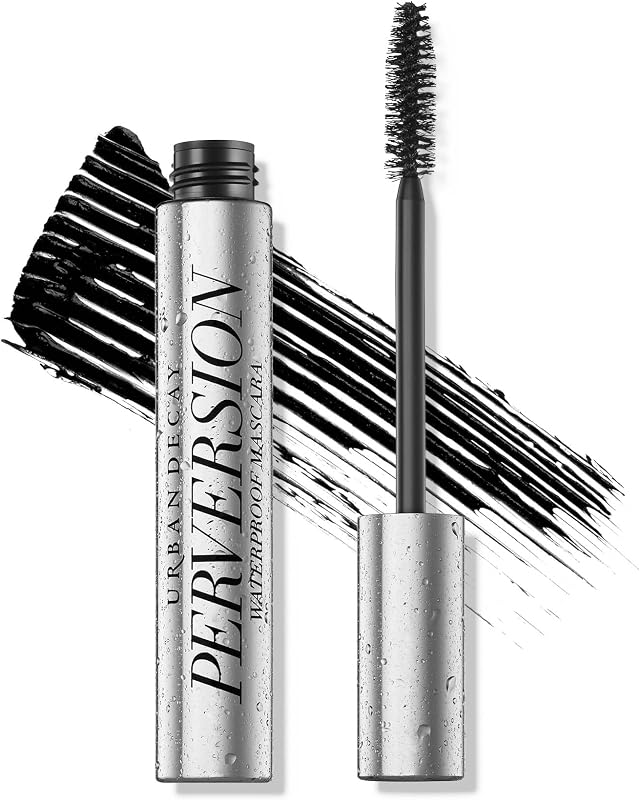 Perversion Waterproof Mascara - Lash Volume + Length | Black Volumizing Mascara, Buildable, Smudge-resistant, Sweat-resistant, Nourishing Proteins + Amino Acids, Cruelty-free