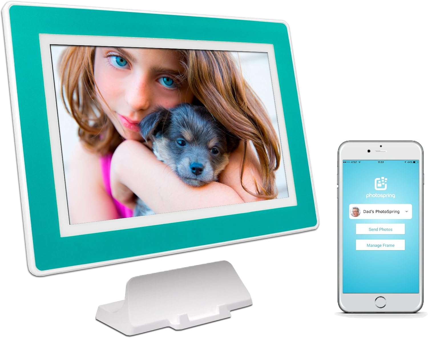 PhotoSpring (32GB) 10inch WiFi Cloud Digital Picture