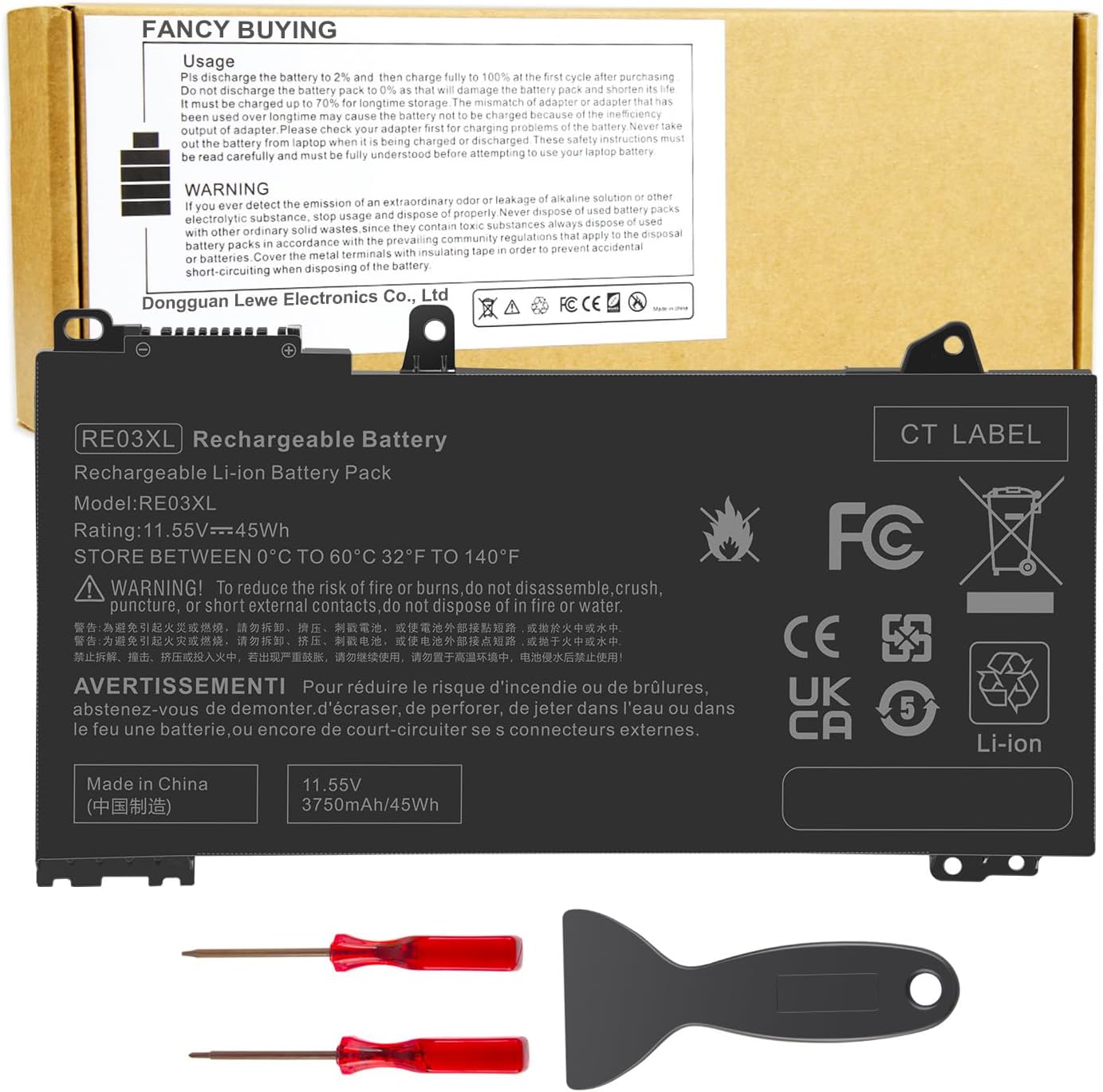 Fancy Buying RE03XL Laptop Battery for HP ProBook 430-455R series