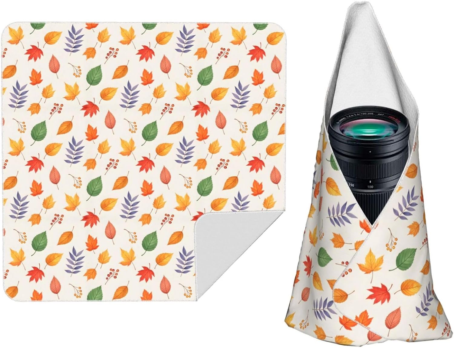 Colorful Leaves Autumn Camera Wraps Fall Leaf Magic Cloth