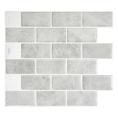 SMART TILES Peel and Stick Backsplash - 10 Sheets of