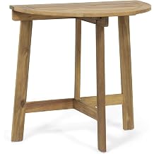 Great Deal Furniture Bistro Table, Natural Finish