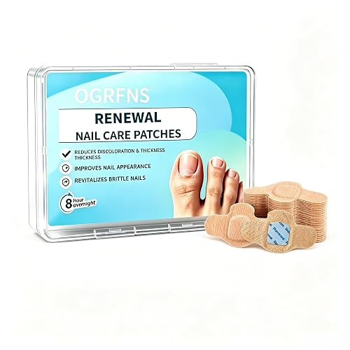 Nail Care Patches,45 Count Toenail Treatment Extra Strength Patches, Overnight Nail Appearance Care for Discolored, Thick-Looking and Rough Nails, Easy At-Home Toenail & Cuticle Routine