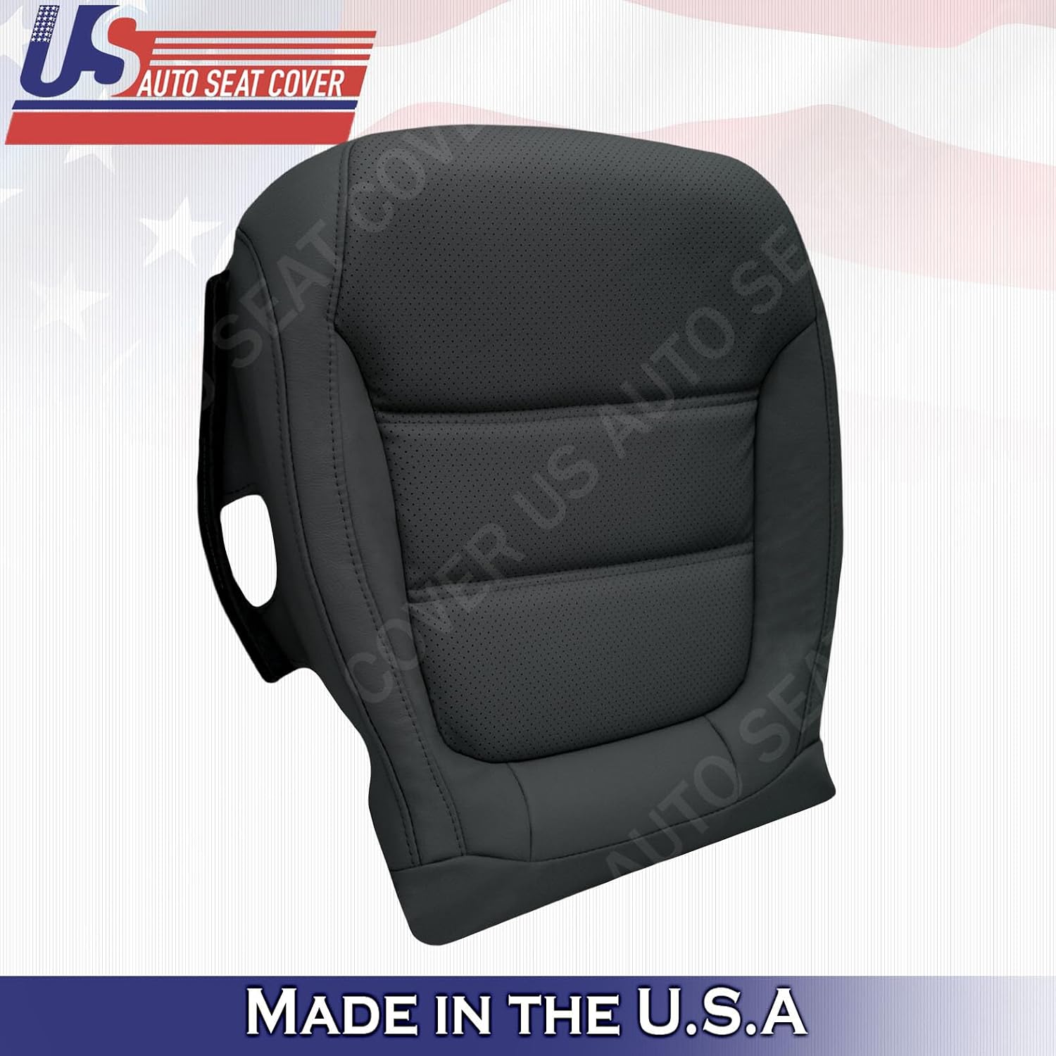 2011-2016 Volkswagen Jetta Driver Passenger Bottoms Leather Cover Black