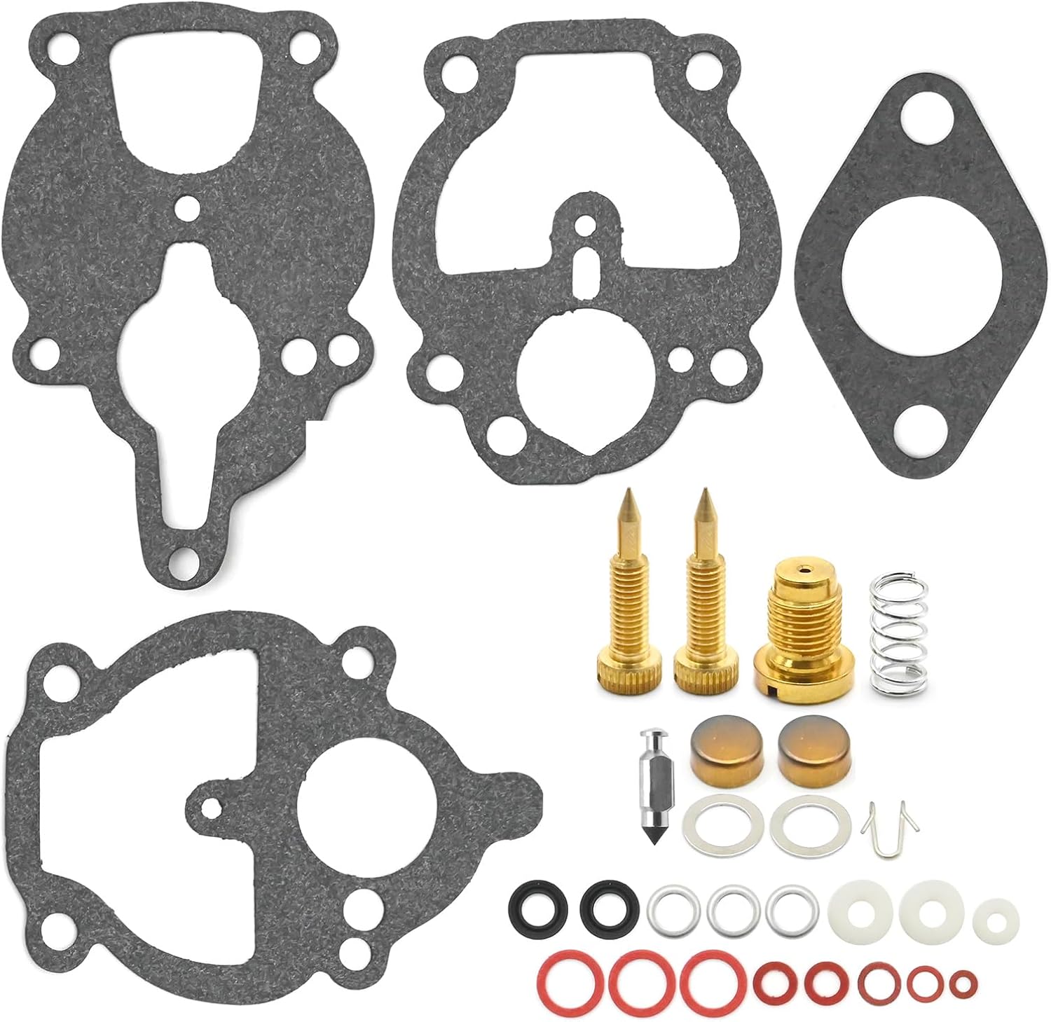 Carburetor Repair Kit, Replacement for Zenith 61 161 67 68, IH Farmall Wisconsin Allis K2106 K2111 K2112