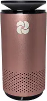 Purificador de ar portátil A2 UV e HEPA - 14 cm de altura, 325 ml. Ideal para viagens, no carro, mini purificador de ar, ouro rosa.