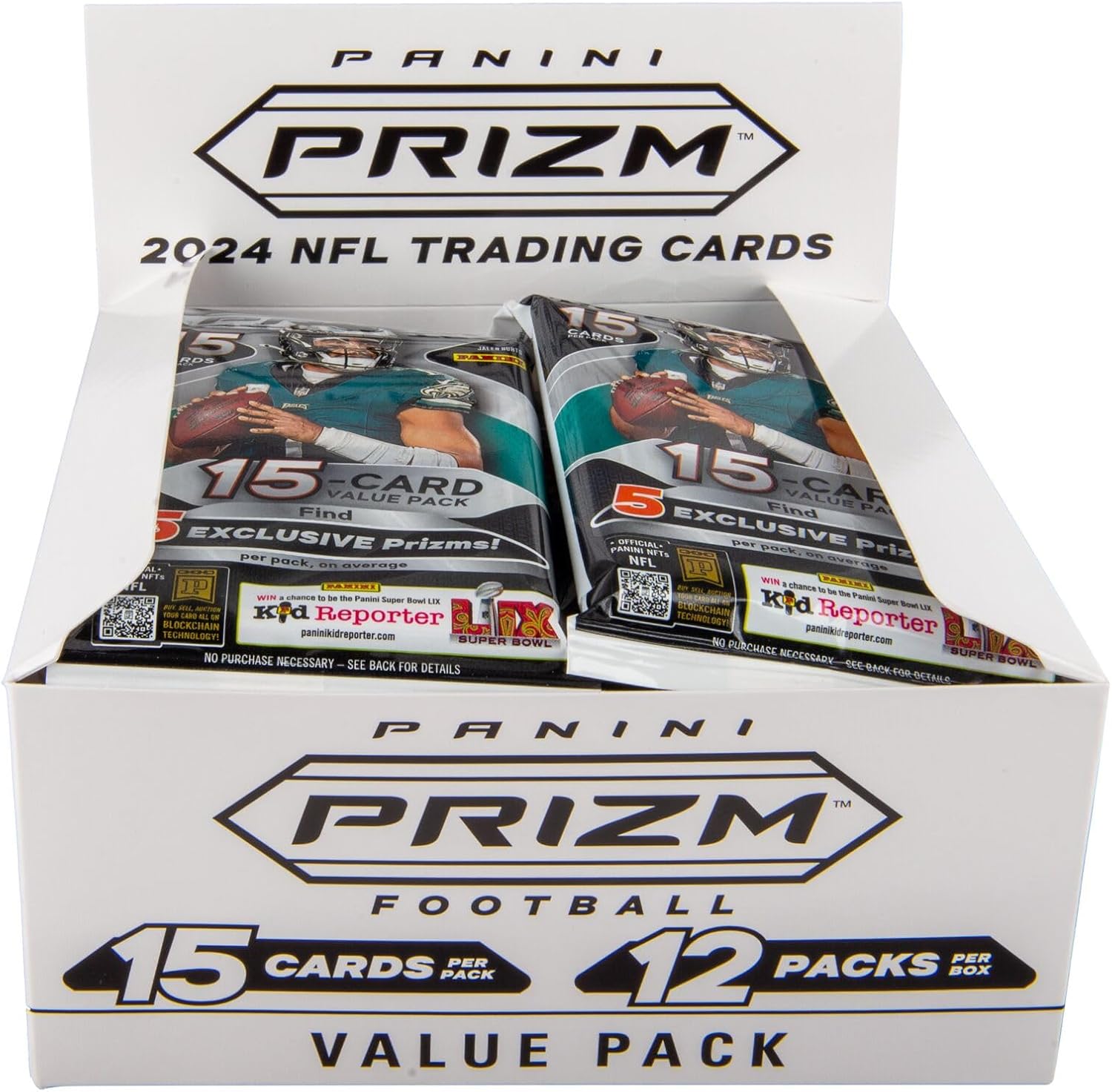 2024 Panini PRIZM Football Trading Cards NFL Fat Pack Box