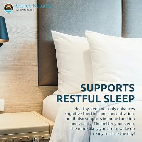 Miniatura 7 de Source Naturals Sleep Science Melatonina 1 mg, 100 pastillas con sabor a naranja