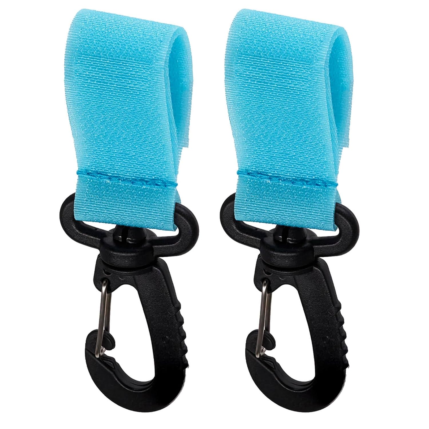 Baby Stroller Hooks Clip Universal Stroller Clips Stroller Accessories Hook Mommy Hook for Stroller Perfect for Shopping Cart,Stroller,Rollator,Bicycles,etc, 2Pcs Blue