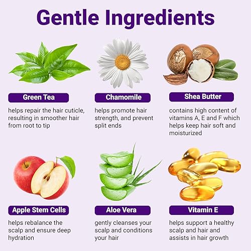 Miniatura 9 de Ongaro Beauty - Acondicionador orgánico para el cabello, acondicionador profundo con aloe vera, probióticos, péptidos, vitamina E y células madre de