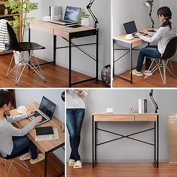 Amazon | ワイエムワールド パソコンデスク デスク 机 PCデスク