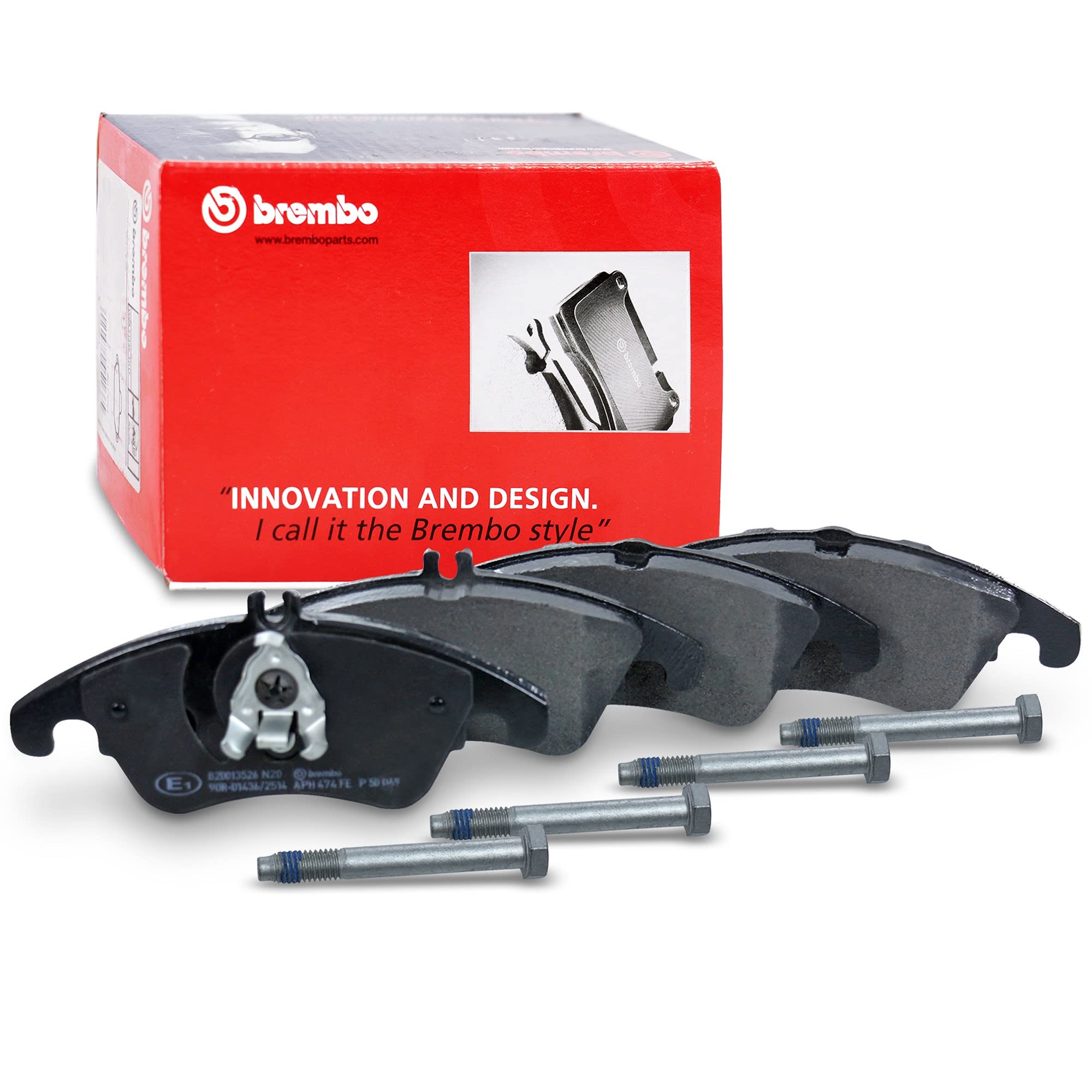 Brake Pads Set fits MERCEDES SLC180 R172 1.6 Front 2016 on M274.910 Brembo New