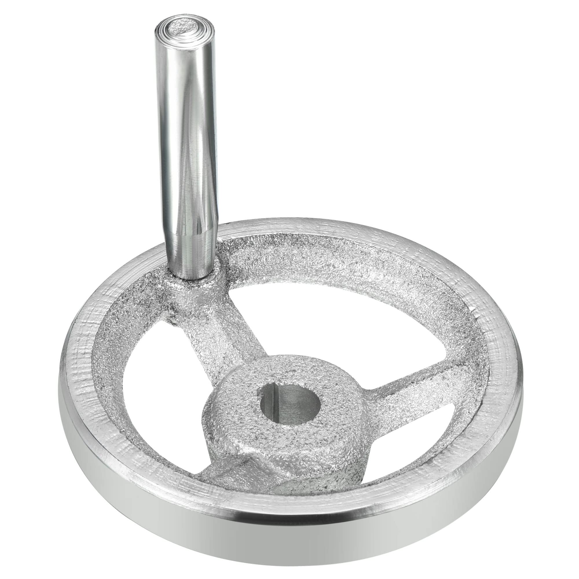 Poignée rotative 80mm PATIKIL en fonte finition chrome premium