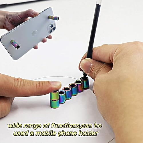 Miniatura 3 de AYXXZJD Bolígrafo de juguete de metal magnético de descompresión, multifuncional, capacidad deformable, pantalla táctil, bolígrafo de aprendizaje