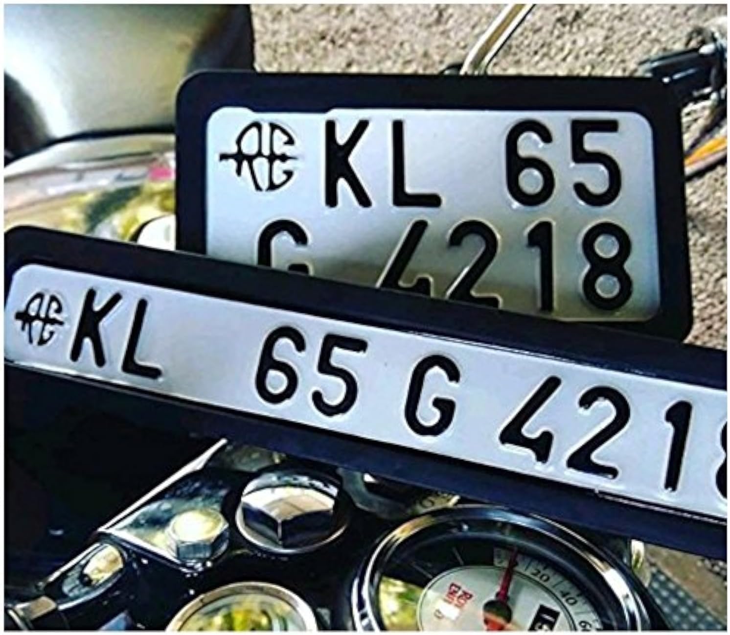 Morisons Movell Wv001Rca0164 Bike Number Plate Frame