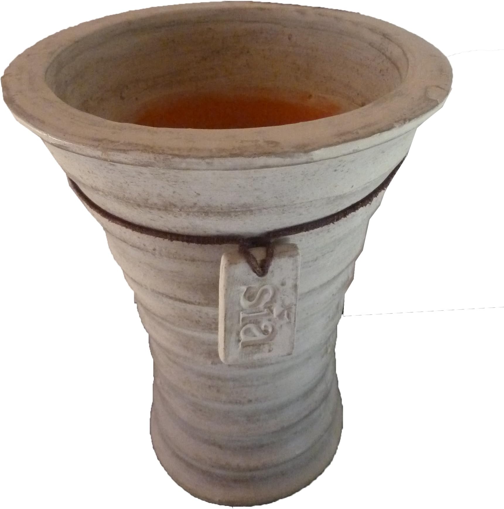 Home Fashion 10-Inch High Ringed Vase