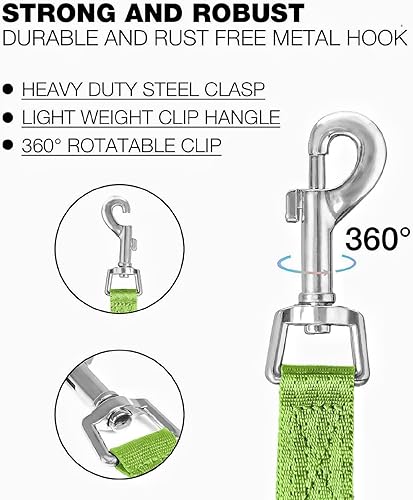 Miniatura 3 de Correa de entrenamiento para perros de 15 pies, 20 pies, 30 pies, 50 pies, 100 pies, correa extra larga para perros con mango acolchado para razas