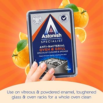 Astonish Oven & Grill Cleaner & Sponge, 250g