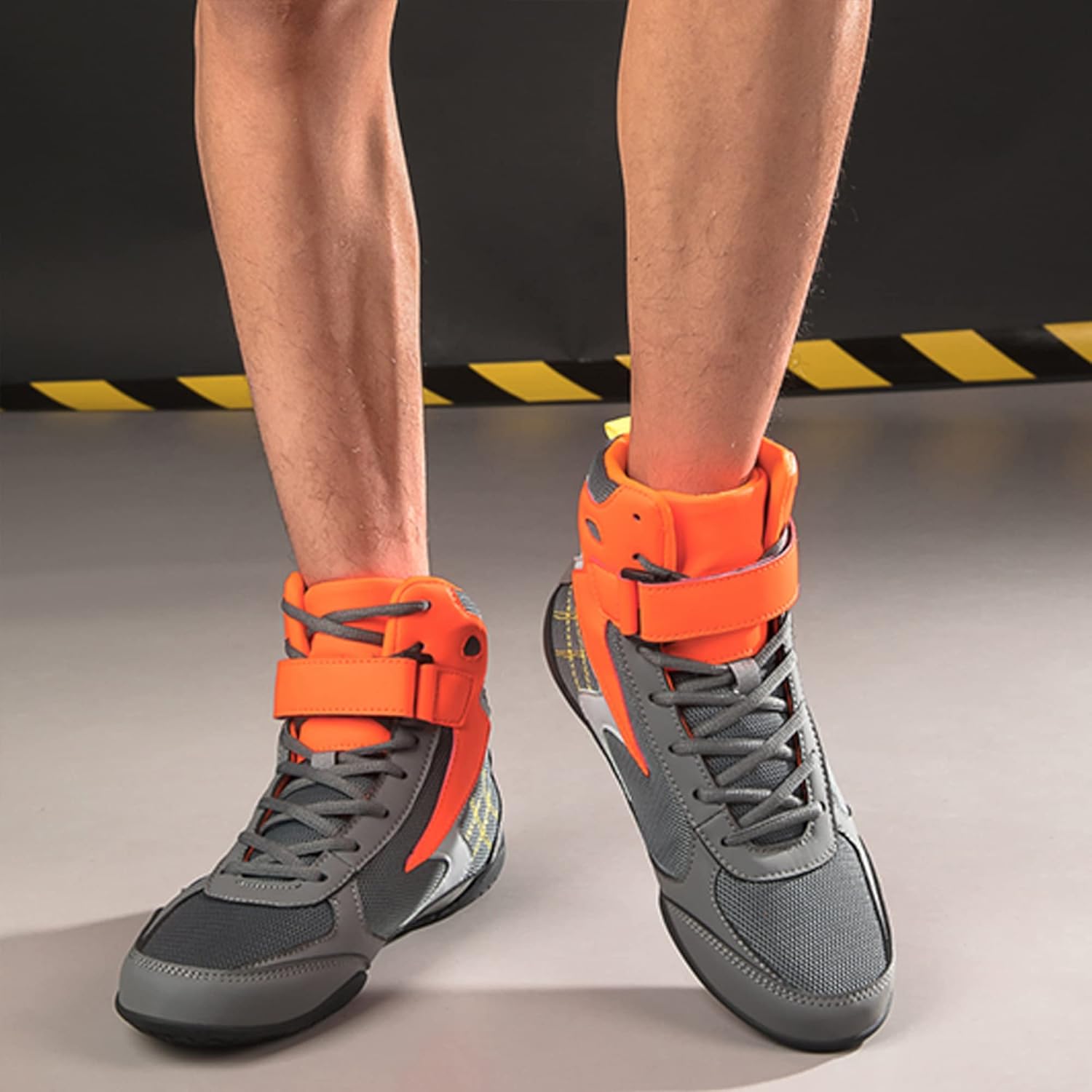 [SDEQA] ボクシングシューズユニセックスレスリングファイティングシューズ滑り止めバッファージムスニーカー滑り止め通気性軽量