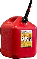 Vista 4 de Midwest Can Company 5610 - Recipiente de combustible para latas de gasolina de 5 galones con boquilla (paquete de 2)
