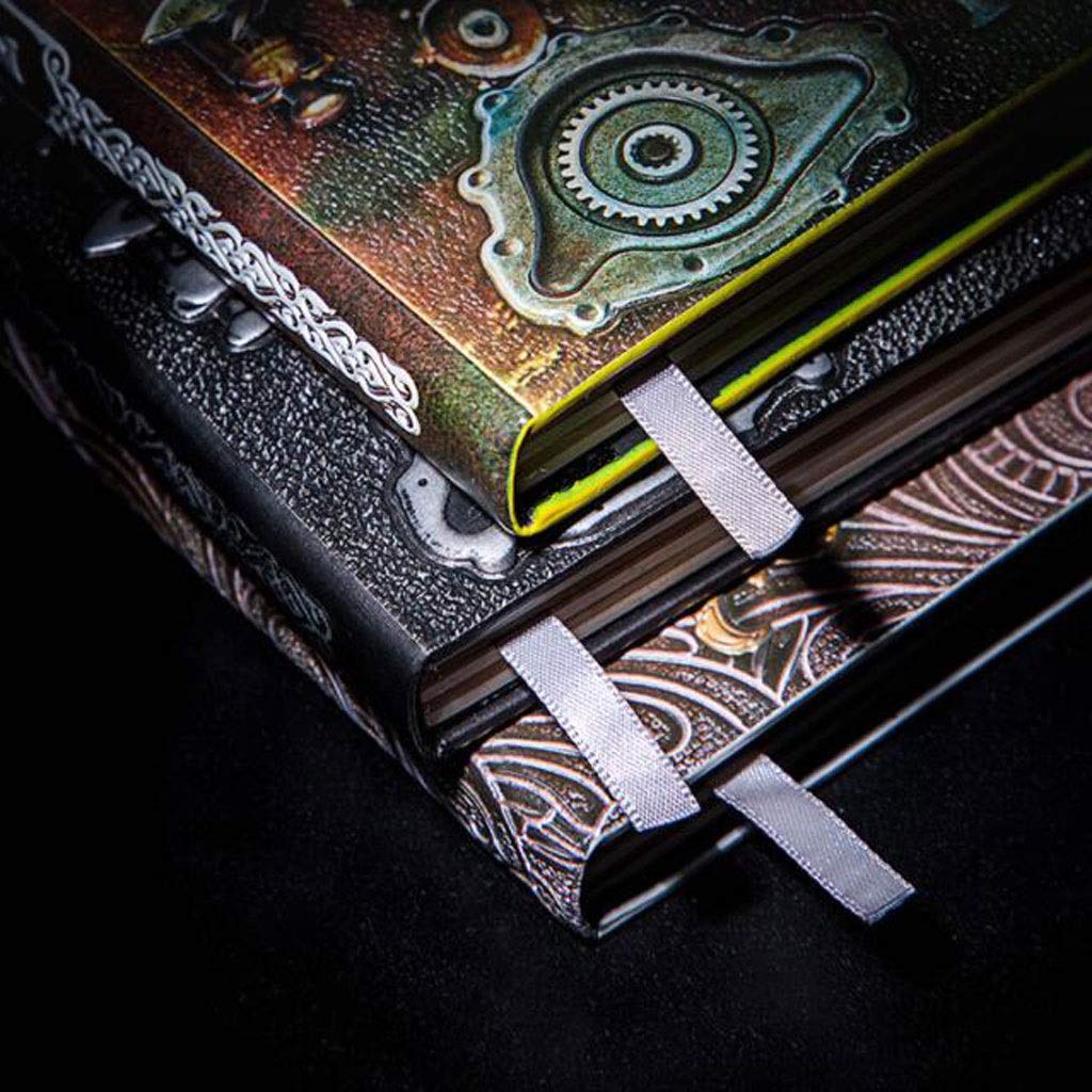 Journal Retro Dreidimensionale Relief A5 Notebook Exquisite Leder Notizblock Zweifarbige Innenseite Notizbücher Kreatives Geschenk (Color : D)