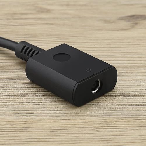 Miniatura 5 de 2 cables conectores adaptadores de corriente CC de 0.177 x 0.118 in hembra a 0.291 x 0.197 in, compatible con HP compatible con material ABS Dell,