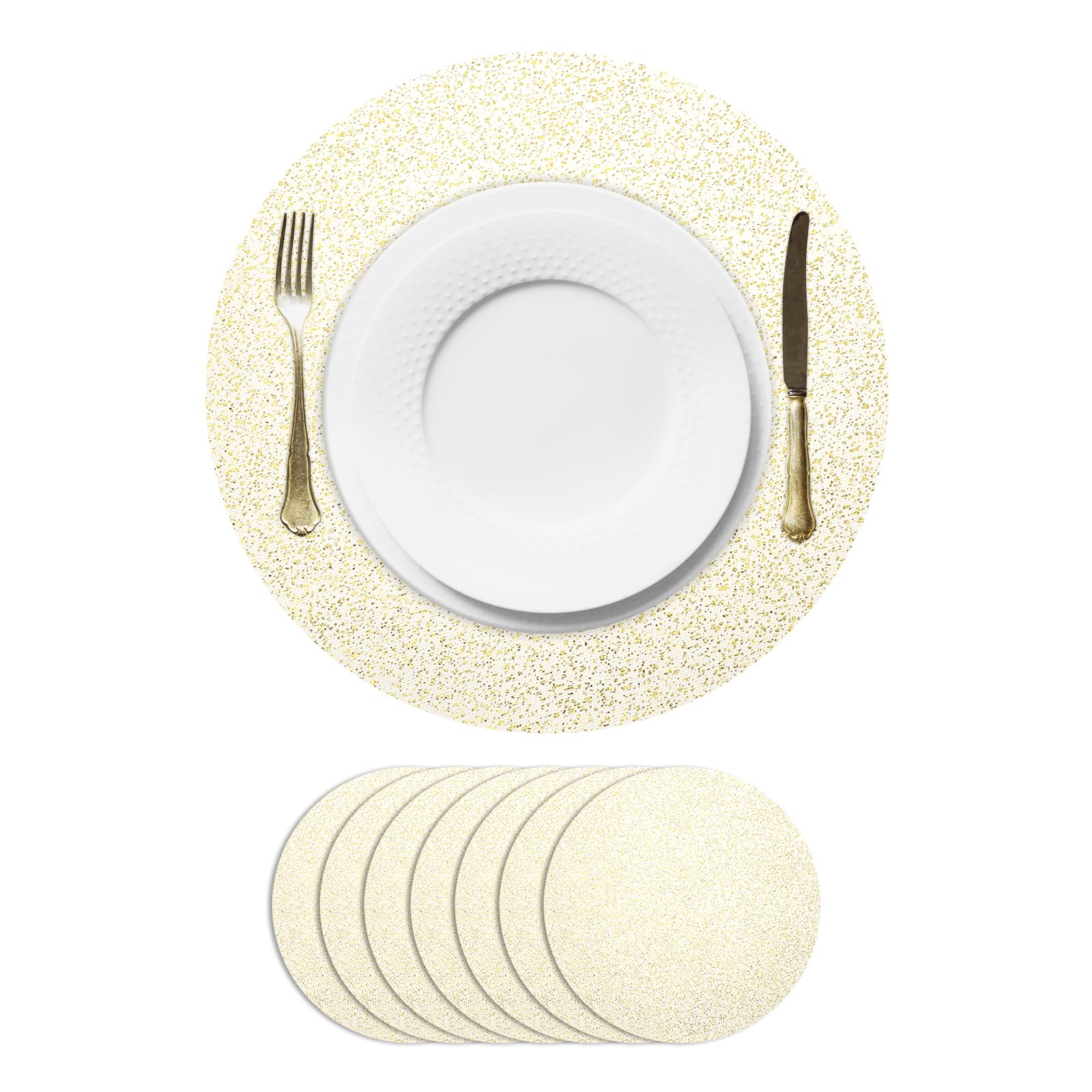 Sets de table en maille fine pour une décoration de table de mariage et repas de fête