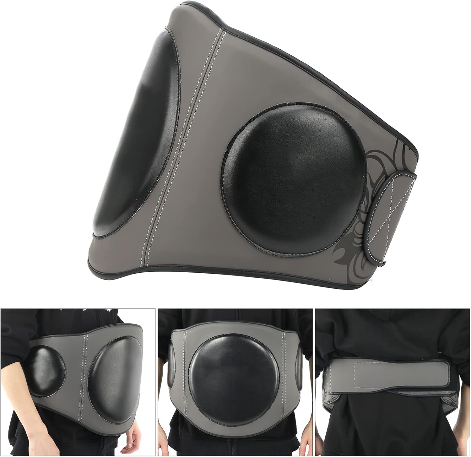 Boxing Stomach Protector,Thicken Belly Pad Abdomen Pad for Muay Thai MMA Boxing